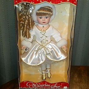 Brass Key Victorian Star Porcelain Doll